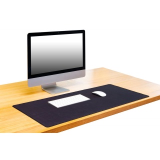 Podkładka pod mysz Q-CONNECT XXL, 90x40cm, czarna, Ergonomia, Akcesoria komputerowe
