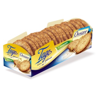 Ciastka owsiane z sezamem TAGO, 185g, Ciastka, Artykuły spożywcze