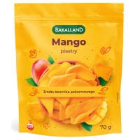 Mango suszone BAKALLAND, w plastrach, 70g, Przekąski, Artykuły spożywcze