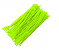 DRUCIKI DEKORACYJNE Ż&Oacute;ŁTY NEON 100 SZTUK., Druciki, Art. kreatywne