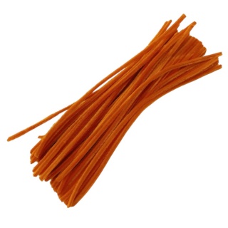 DRUCIKI DEKORACYJNE POMARAŃCZOWY 100 SZTUK., Druciki, Art. kreatywne