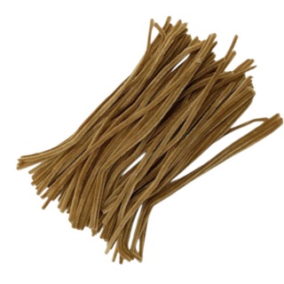 DRUCIKI DEKORACYJNE JASNY BRĄZ 100 SZTUK., Druciki, Art. kreatywne