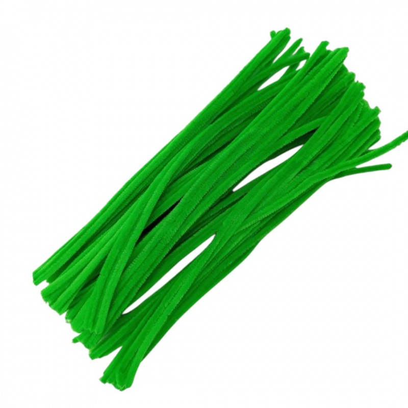 DRUCIKI DEKORACYJNE ZIELONY 100 SZTUK., Druciki, Art. kreatywne