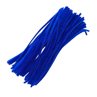 DRUCIKI DEKORACYJNE GRANATOWY 100 SZTUK., Druciki, Art. kreatywne