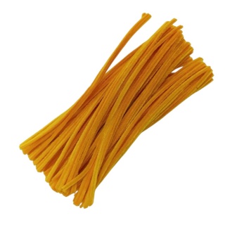 DRUCIKI DEKORACYJNE CIEMNY Ż&Oacute;ŁTY 100 SZTUK., Druciki, Art. kreatywne