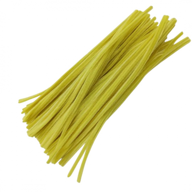 DRUCIKI DEKORACYJNE SŁOMKOWY 100 SZTUK., Druciki, Art. kreatywne