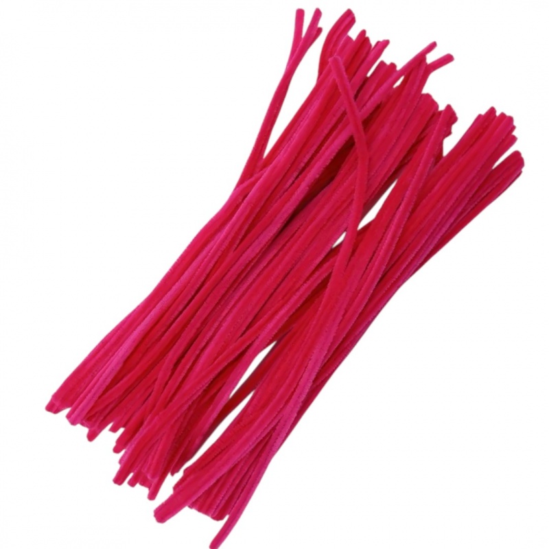 DRUCIKI DEKORACYJNE CIEMNY R&Oacute;Ż 100 SZTUK., Druciki, Art. kreatywne