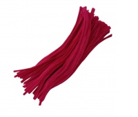 DRUCIKI DEKORACYJNE FUKSJA 100 SZTUK., Druciki, Art. kreatywne