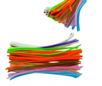 DRUCIKI DEKORACYJNE MIX NEON100 SZTUK, Druciki, Art. kreatywne