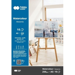 BLOK AKWRELOWY ART A510ark.250g.HAPPY COLOR, Bloki, Zeszyty i bloki