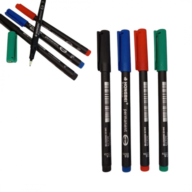 MARKER F 4 KOLORY, Markery olejowe i lakierowe, Art. do pisania i korygowania