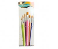 PĘDZLE KOMPLET 6szt, Pędzle, Plastyka