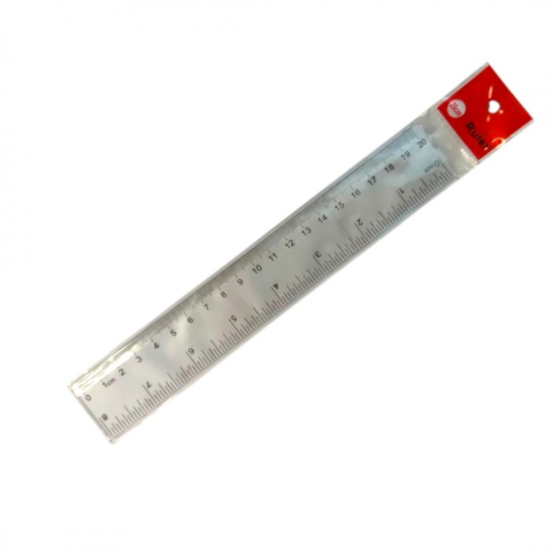 LINIJKA 20cm, Linijki, ekierki, kątomierze, Art. kreślarskie