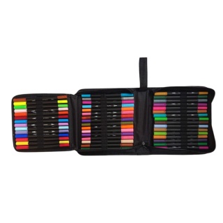 PISAKI DWUSTRONNE 60kolor&oacute;w, Flamastry, Plastyka