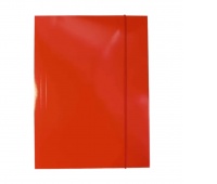 TECZKA Z GUMKĄ 400G CZERWONA, Teczki tekturowe, Organizacja dokument&oacute;w