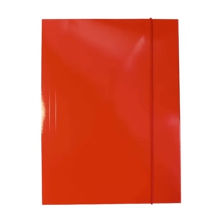 TECZKA Z GUMKĄ 400G CZERWONA, Teczki tekturowe, Organizacja dokument&oacute;w