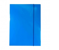 TECZKA Z GUMKĄ 400G NIEBIESKA, Teczki tekturowe, Organizacja dokument&oacute;w