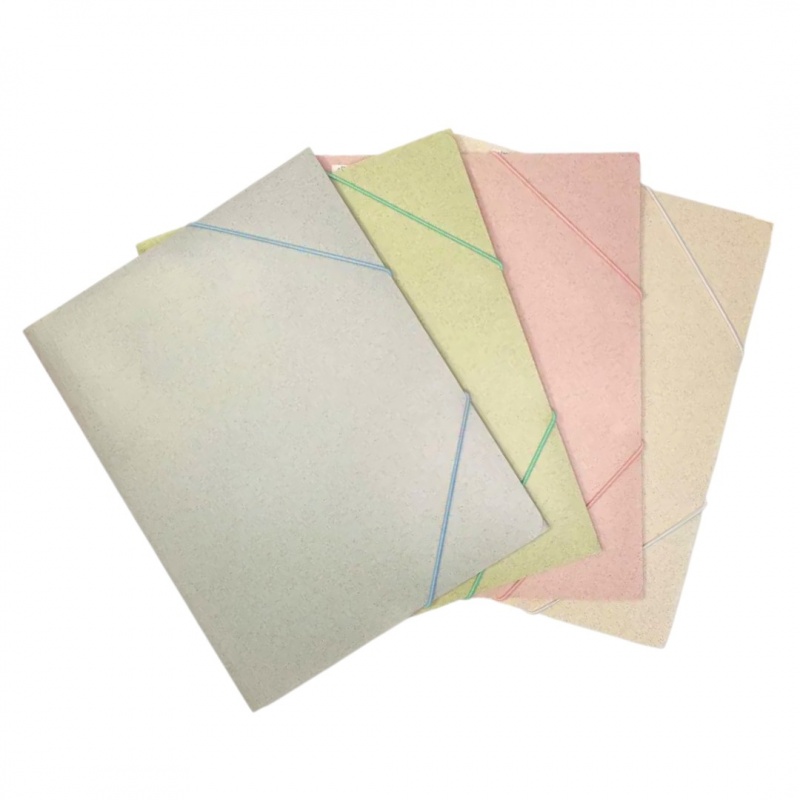 TECZKA Z GUMKĄ PASTELOWA, Teczki plastikowe, Organizacja dokument&oacute;w