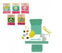 FILCOWA TOREBKA KREATYWNA KURCZAK, KR&Oacute;LIK, SŁOŃ, , Kreatywne, Zabawki