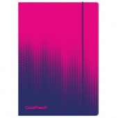 CP TECZKA Z GUMKĄ A4 PP GRADIENT OMBRE FRAPE, Teczki plastikowe, Organizacja dokument&oacute;w