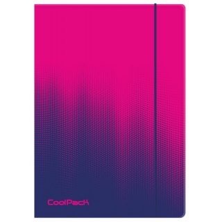 CP TECZKA Z GUMKĄ A4 PP GRADIENT OMBRE FRAPE, Teczki plastikowe, Organizacja dokument&oacute;w