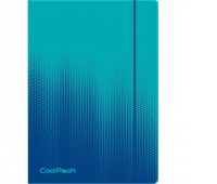 CP TECZKA Z GUMKĄ A4 PP GRADIENT OMBRE OCEAN, Teczki plastikowe, Organizacja dokument&oacute;w