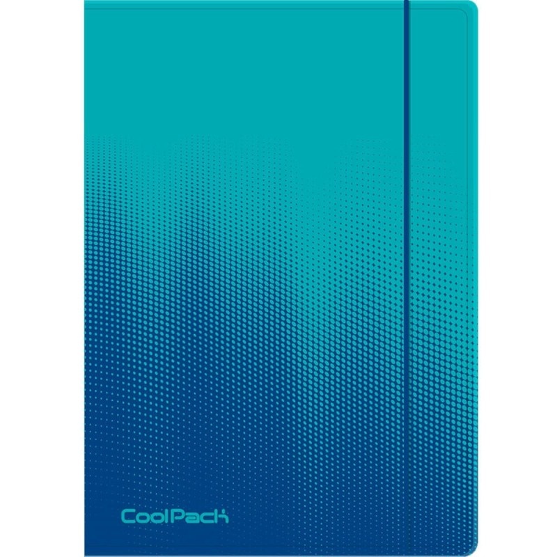 CP TECZKA Z GUMKĄ A4 PP GRADIENT OMBRE OCEAN, Teczki plastikowe, Organizacja dokument&oacute;w