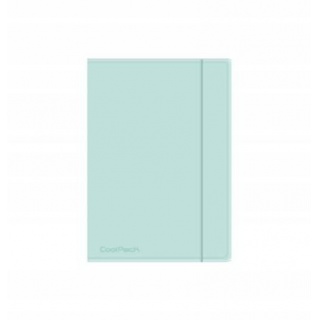 CP TECZKA NA GUMKĘ A4 PP PASTEL POWDER MINT, Teczki plastikowe, Organizacja dokument&oacute;w