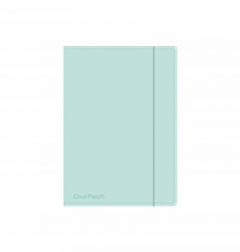 CP TECZKA NA GUMKĘ A4 PP PASTEL POWDER MINT, Teczki plastikowe, Organizacja dokument&oacute;w