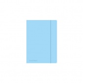 CP TECZKA NA GUMKĘ A4 PP PASTEL POWDER BLUE, Teczki plastikowe, Organizacja dokument&oacute;w