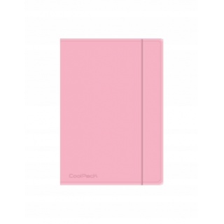 CP TECZKA NA GUMKĘ A4 PP PASTEL POWDER PINK, Teczki plastikowe, Organizacja dokument&oacute;w