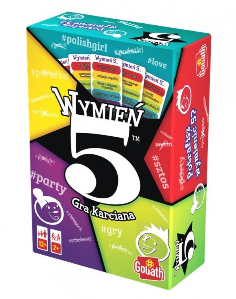 GRA GOLIATH WYMIEŃ 5, Towarzyskie, Gry