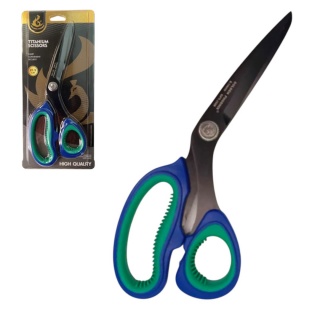 NOŻYCZKI TITANIUM 20,5cm GPT-2608, Nożyczki i noże do papieru, Galanteria biurowa