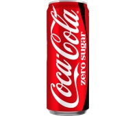 Coca-Cola Zero, can, 0.33l, deposit, fizzy drinks, Groceries