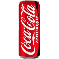 Coca-Cola Zero, can, 0.33l, deposit, fizzy drinks, Groceries