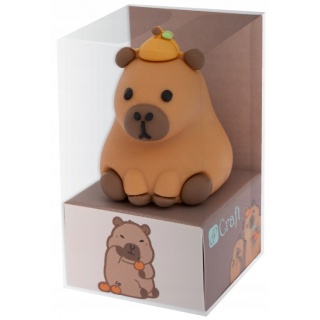 GUMKA 3D KAPIBARA POMARAŃCZA, Gumki, Art. do pisania i korygowania