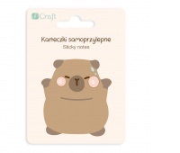 KARTECZKI SAMOPRZ.6,2x6cm.30K.KAPIBARA HAPPY