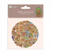 NAKLEJKI WINYLOWE KAPIBARA 50szt.