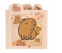 SKŁADANY NOTES Z KAPIBARĄ, Notesy szkolne, Zeszyty i bloki