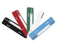 Fasteners DONAU, PP, metal strip, 25 pcs, color mix, Filing Fasteners, Document archiving