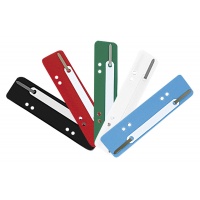 Wąsy skoroszytowe DONAU, PP, z metalową blaszką, 25szt., mix kolor&oacute;w, Wąsy, Archiwizacja dokument&oacute;w