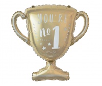BALON FOLIOWY PUCHAR SZAMPAŃSKIE ZŁOTO, Balony, Art. na okazje i przyjęcia