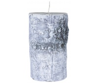 Pillar candle DONAU HOME Birch, 70x120mm, white