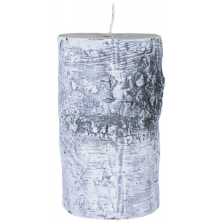 Świeca słupek DONAU HOME Brzoza, 70x120mm, biały, Świece, Wyposażenie biura