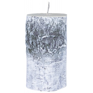 Świeca słupek DONAU HOME Brzoza, 70x120mm, biały, Świece, Wyposażenie biura