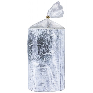 Świeca słupek DONAU HOME Brzoza, 70x120mm, biały, Świece, Wyposażenie biura