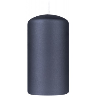 Świeca słupek DONAU HOME Standard Lakier, 60x115mm, czarny metaliczny mat, Świece, Wyposażenie biura
