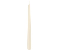 Slim candle DONAU HOME Standard Color, 22x230mm, set of 40, cream