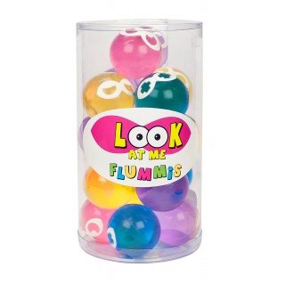 Piłka kauczukowa Look at me TRENDHAUS BB, mix kolor&oacute;w, Gry i zabawki, Gadżety