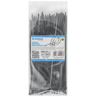 Cable ties DONAU TECH, 200x2.5mm, 100pcs., temp. -40/80, black